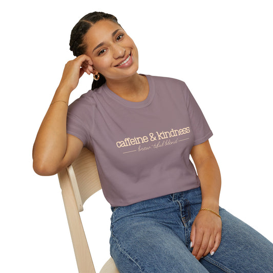 Caffeine and Kindness Graphic Tee