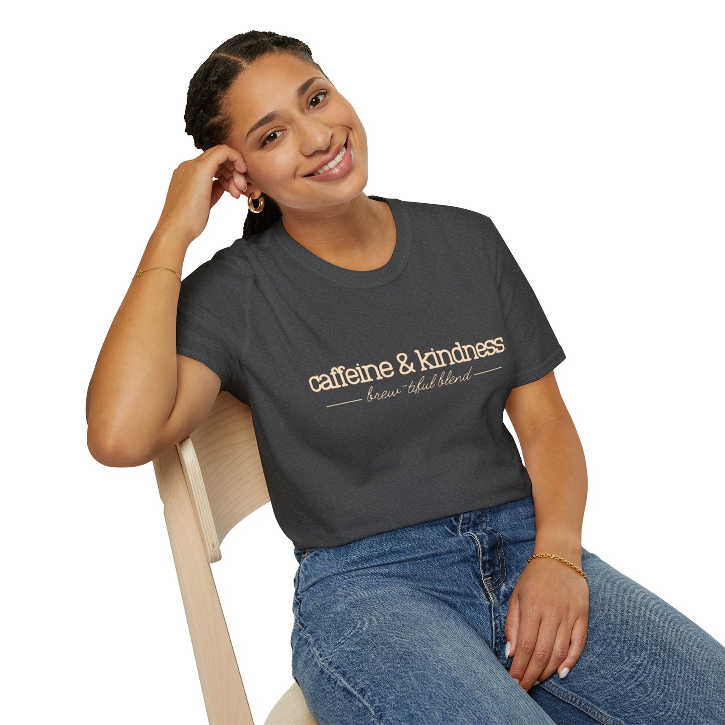 Caffeine and Kindness Graphic Tee