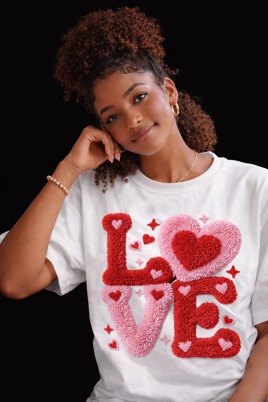 LOVE Plush like Tee